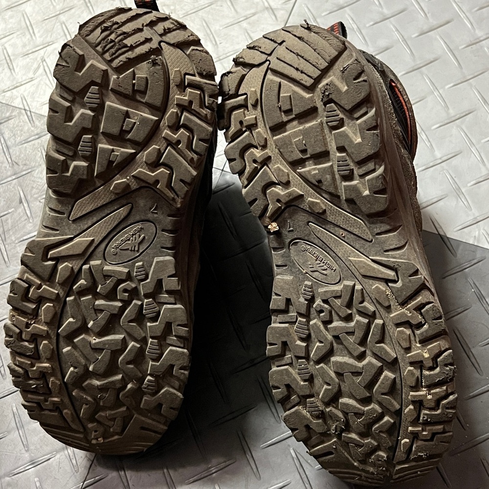 High Sierra Trooper Boys' Hiking Boots size 7 Color Gray Orange - Picture 9 of 10